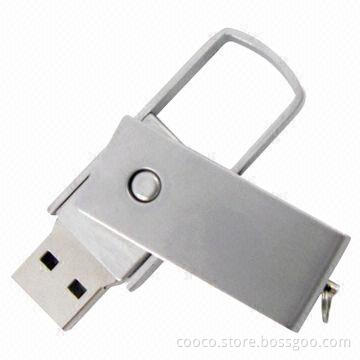 Metal Secure USB Flash Drive with 10 Years Data Retention and Logo Printing